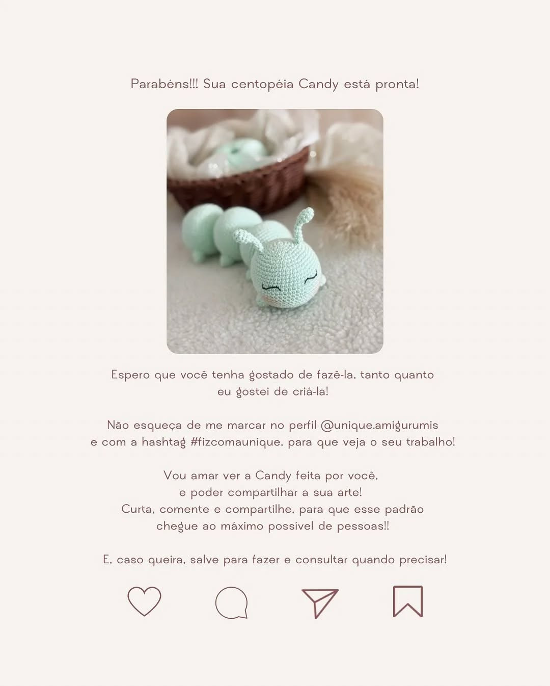 Free Crochet Pattern: Adorable Candy Centipede Amigurumi