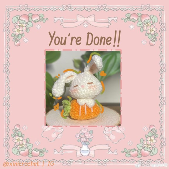 Free Crochet Pattern: Adorable Carrot Bunny