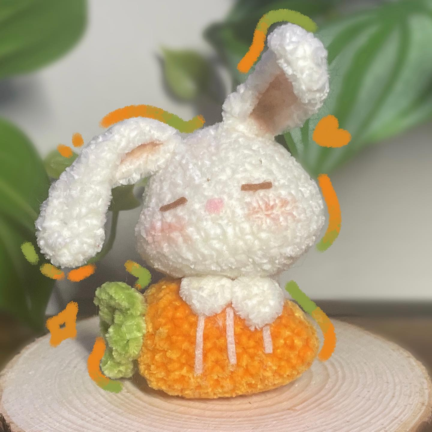 Free Crochet Pattern: Adorable Carrot Bunny