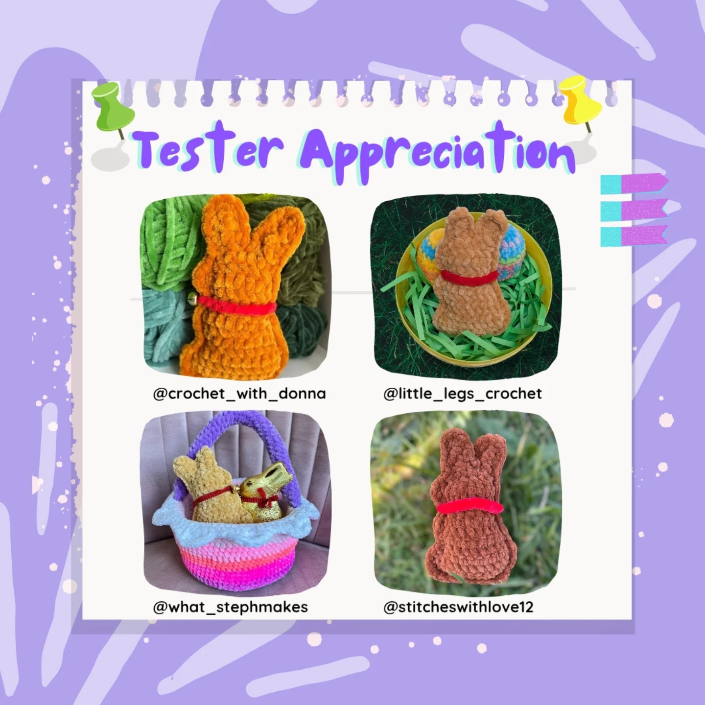 Free Crochet Pattern: Adorable Chocolate Bunnies