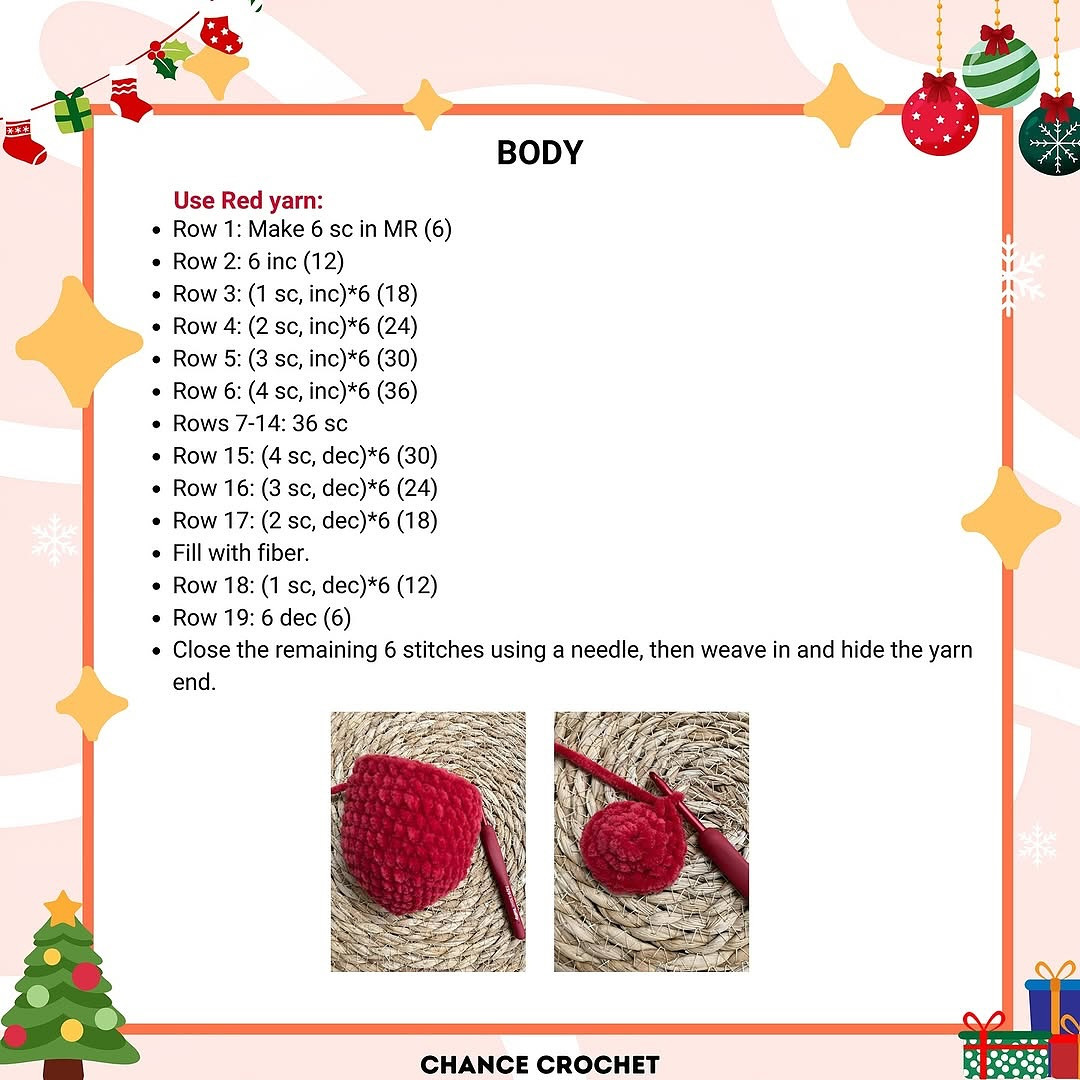 Free Crochet Pattern: Adorable Christmas Amigurumi Set