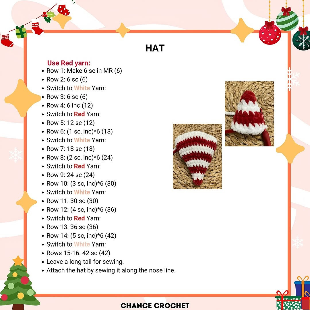Free Crochet Pattern: Adorable Christmas Amigurumi Set