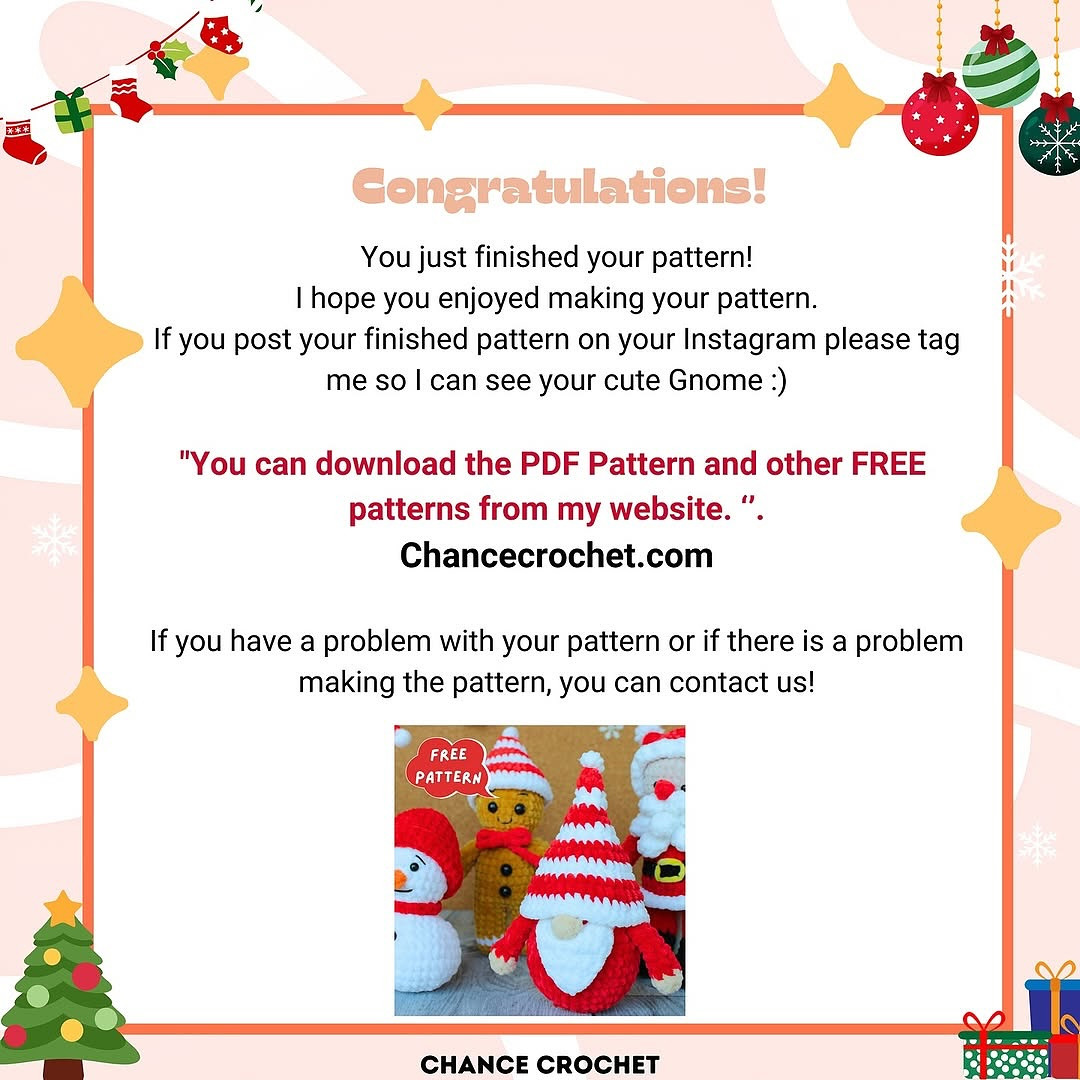 Free Crochet Pattern: Adorable Christmas Amigurumi Set