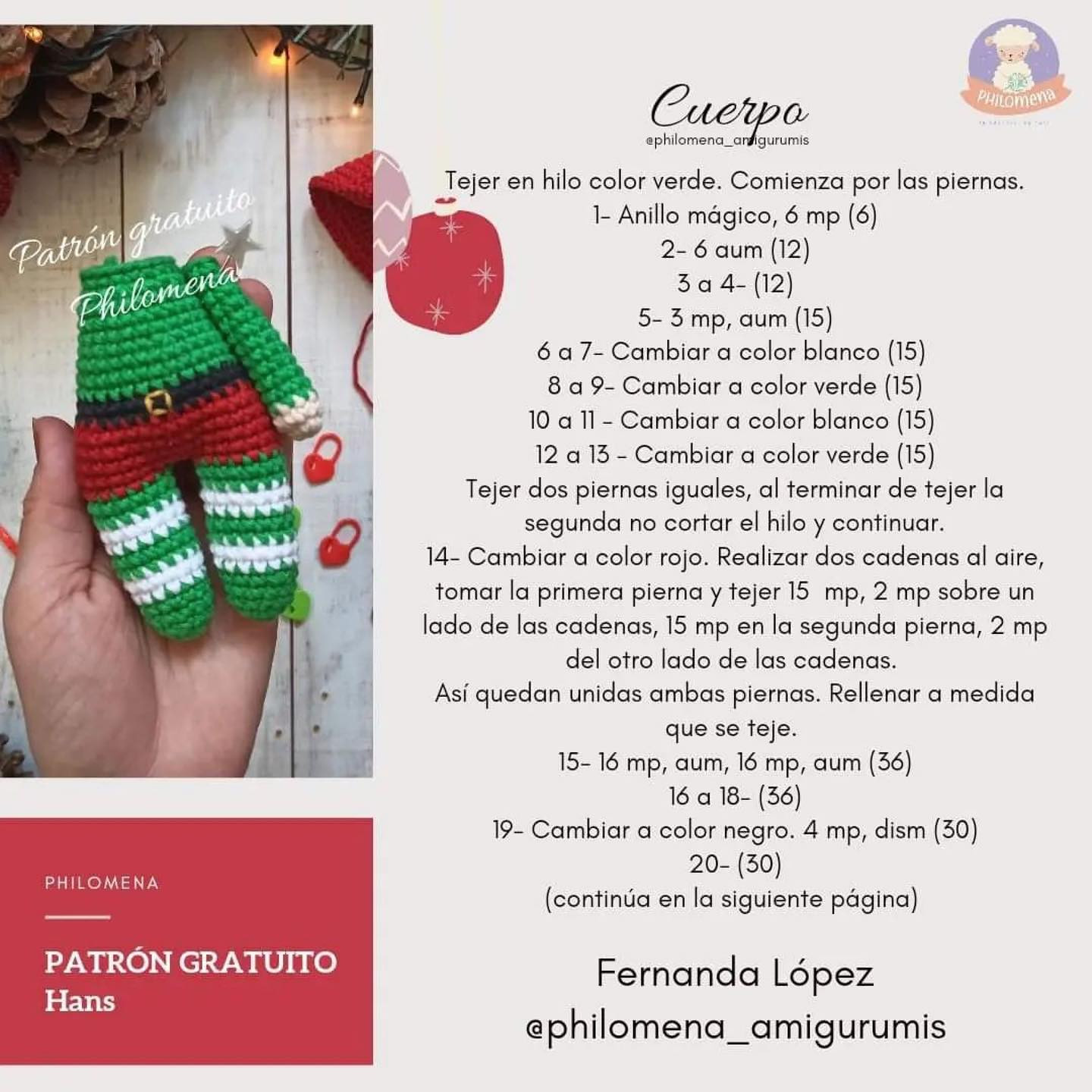 Free Crochet Pattern: Adorable Christmas Elf