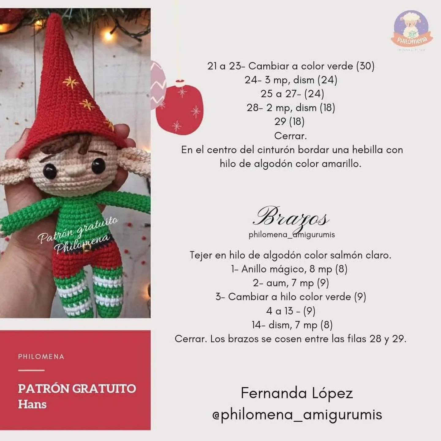 Free Crochet Pattern: Adorable Christmas Elf