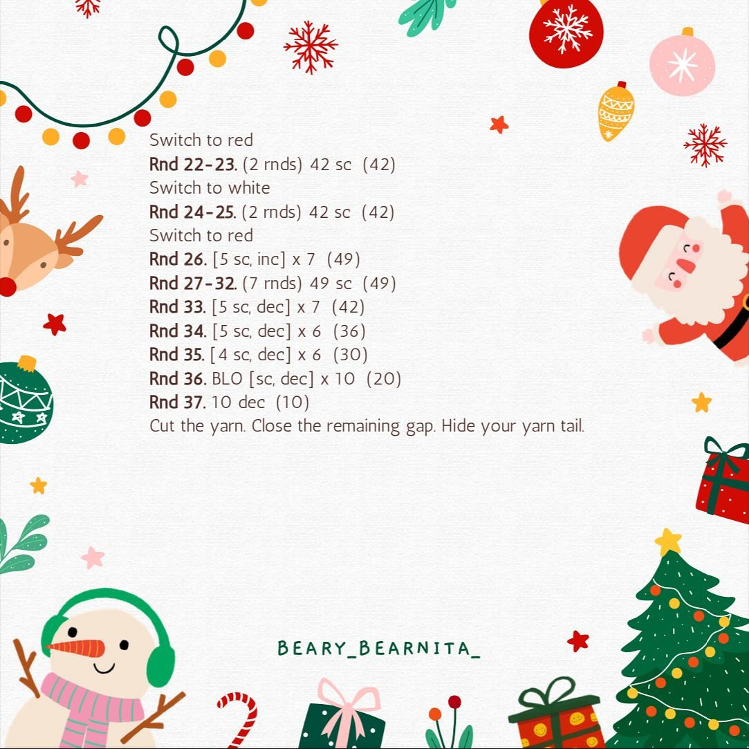 Free Crochet Pattern: Adorable Christmas Gnome