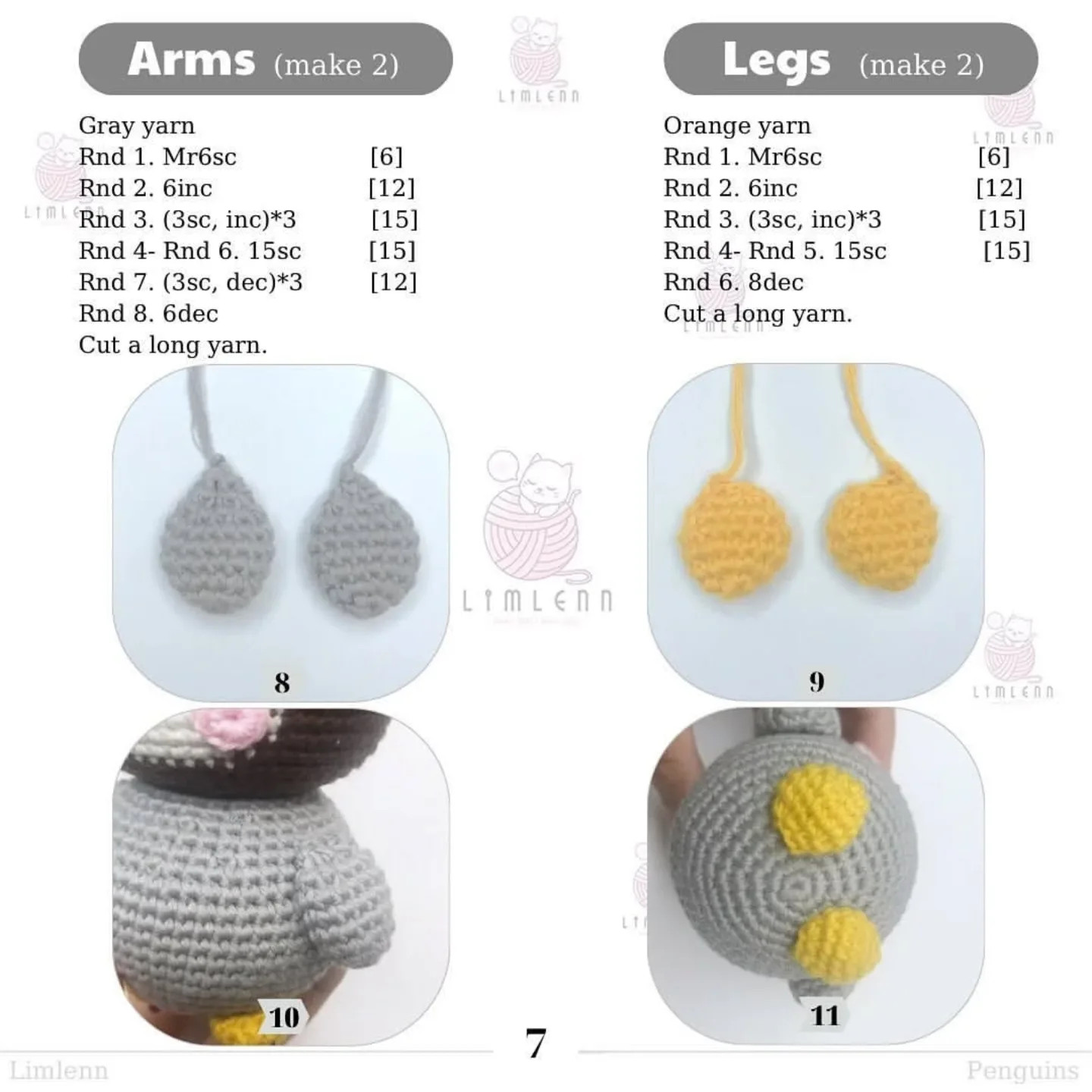 Free Crochet Pattern: Adorable Christmas Penguins