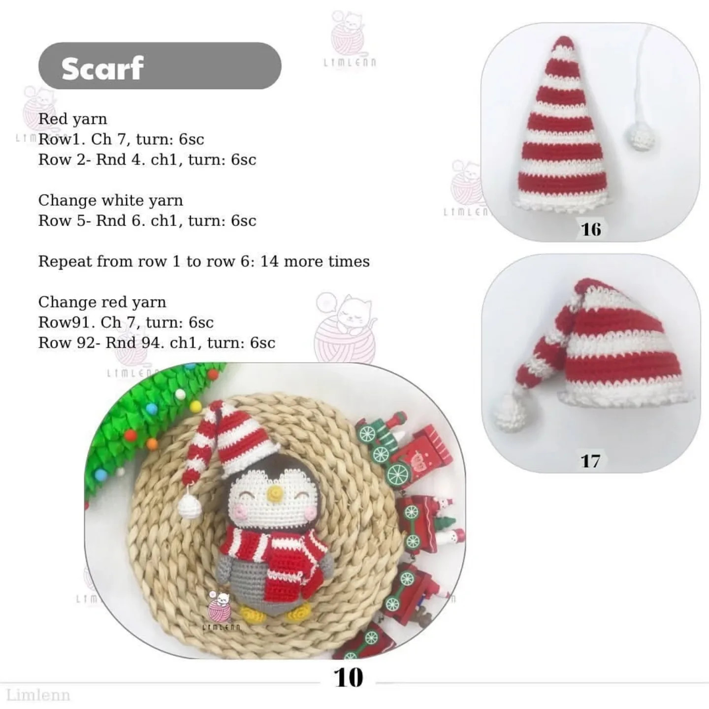 Free Crochet Pattern: Adorable Christmas Penguins