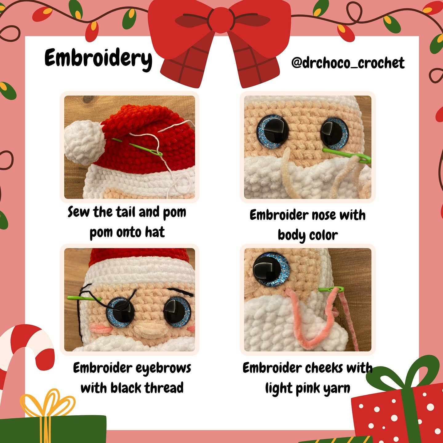 Free Crochet Pattern: Adorable Christmas Santa
