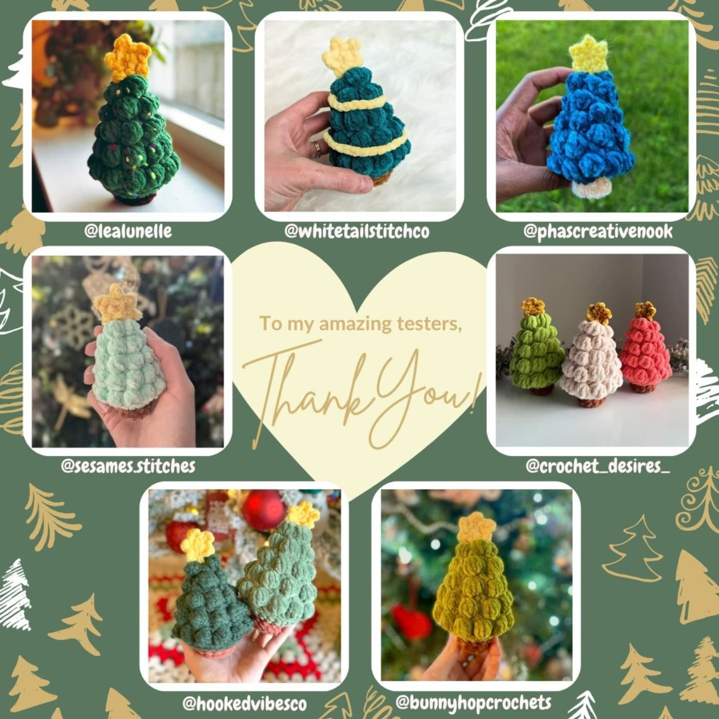 Free Crochet Pattern: Adorable Christmas Tree