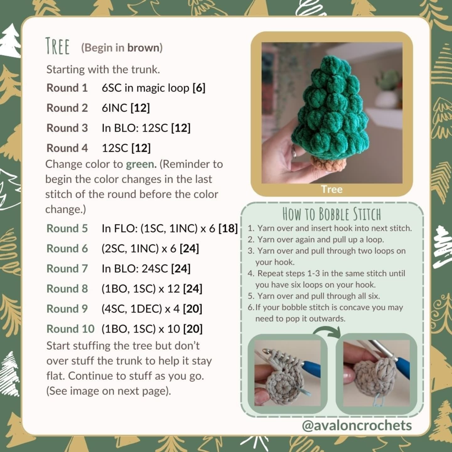 Free Crochet Pattern: Adorable Christmas Tree