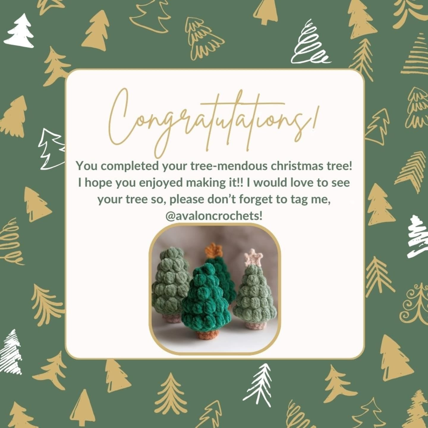 Free Crochet Pattern: Adorable Christmas Tree