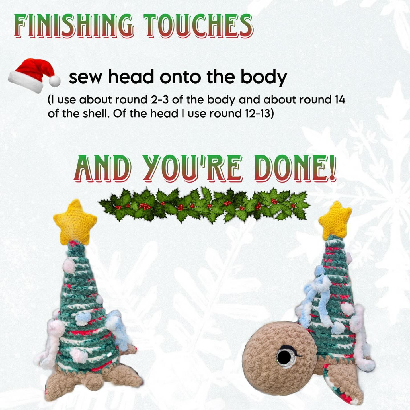 Free Crochet Pattern: Adorable Christmas Tree Turtle