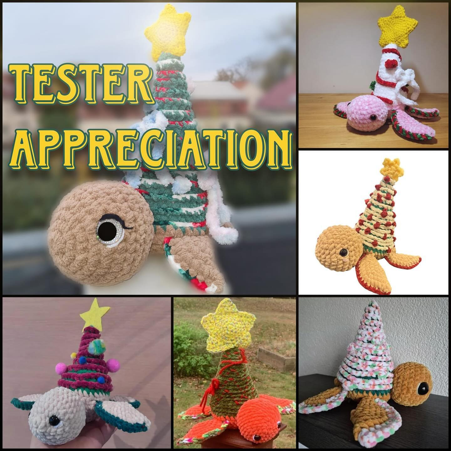 Free Crochet Pattern: Adorable Christmas Tree Turtle