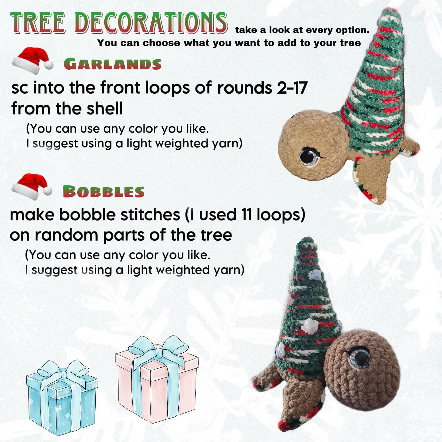 Free Crochet Pattern: Adorable Christmas Tree Turtle