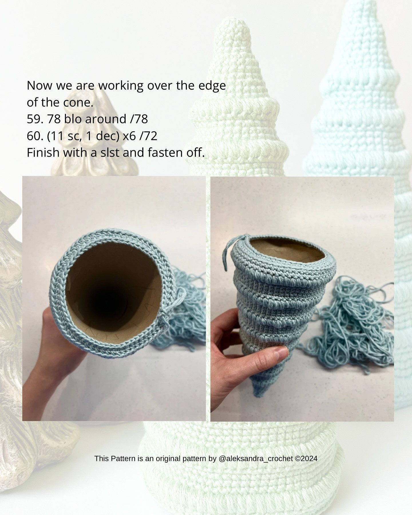 Free Crochet Pattern: Adorable Christmas Trees