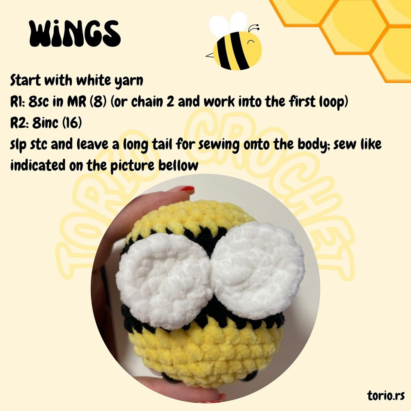 Free Crochet Pattern: Adorable Chunky Bee Amigurumi