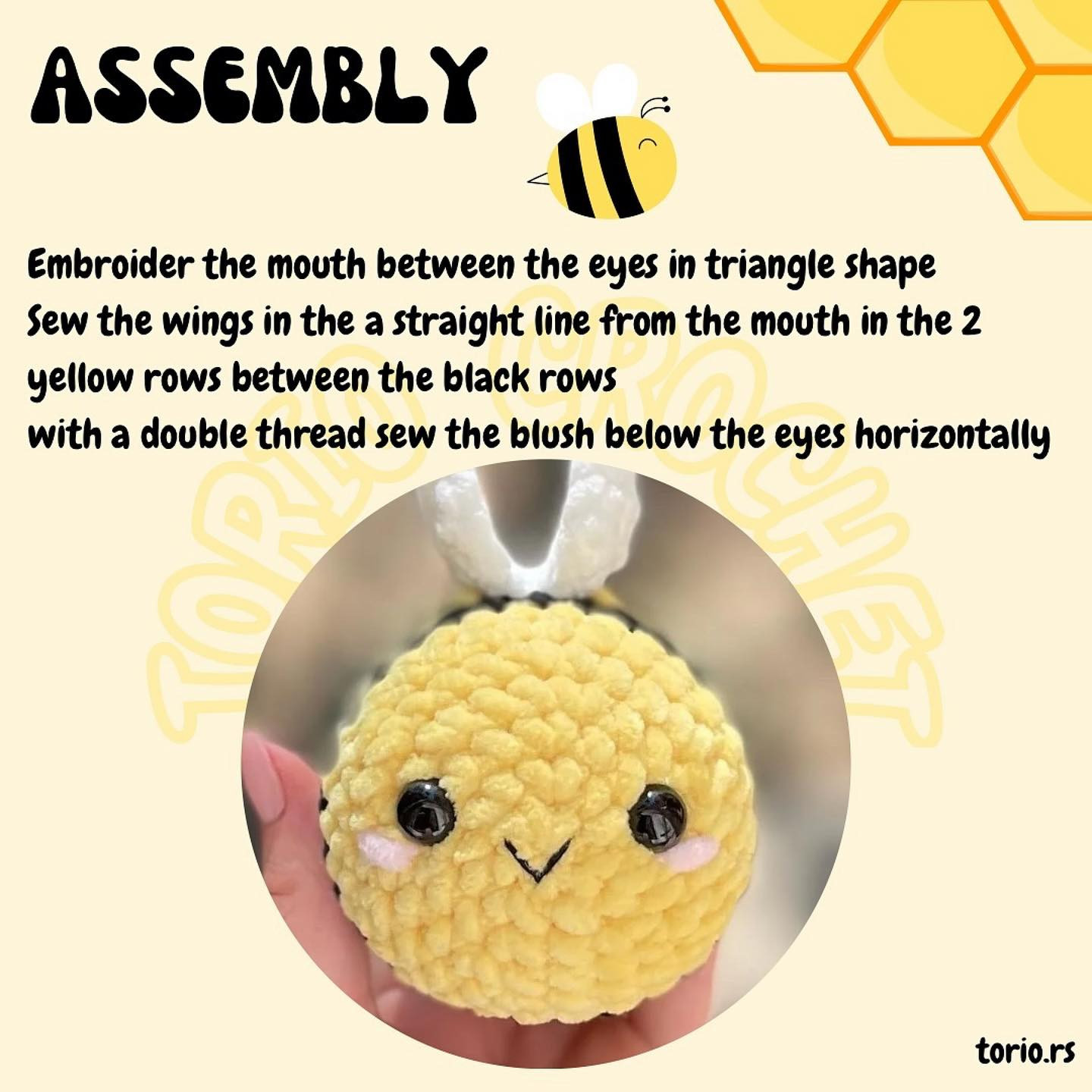 Free Crochet Pattern: Adorable Chunky Bee Amigurumi