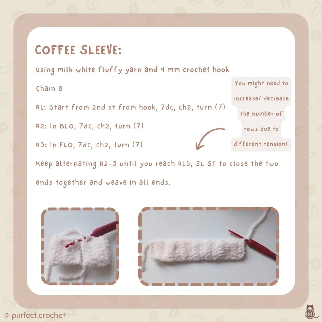 Free Crochet Pattern: Adorable Coffee-to-Go Amigurumi