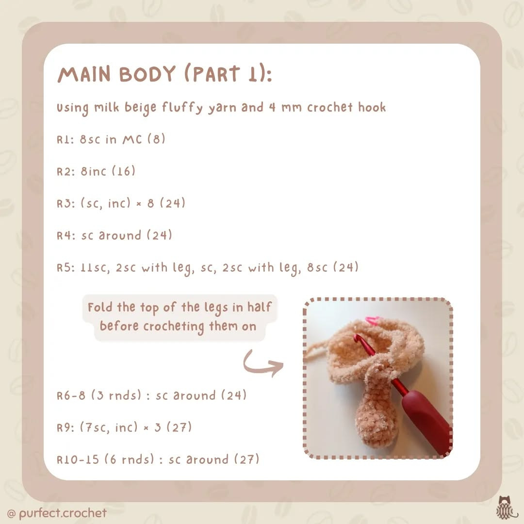 Free Crochet Pattern: Adorable Coffee-to-Go Amigurumi