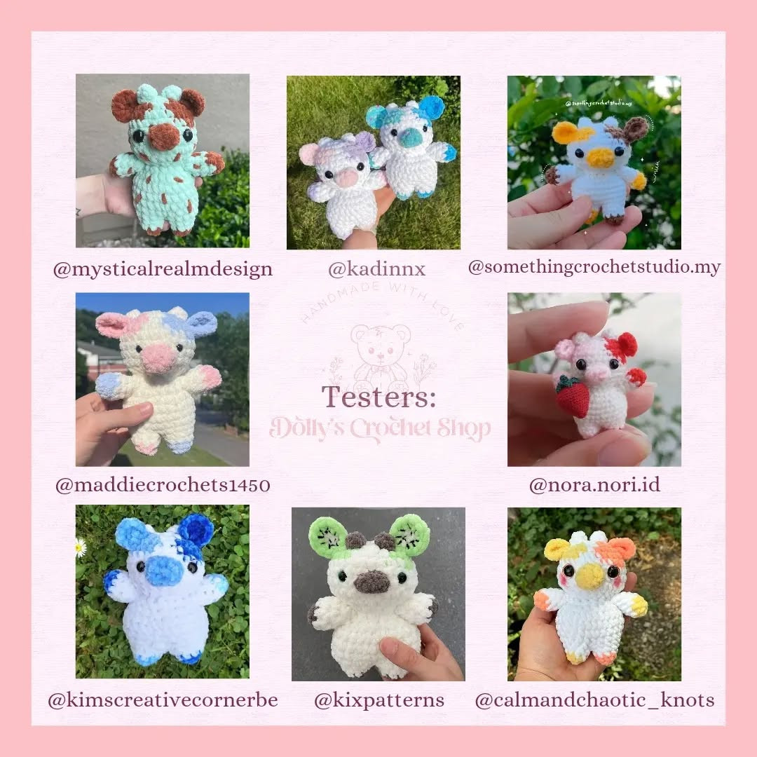 Free Crochet Pattern: Adorable Cow Amigurumi