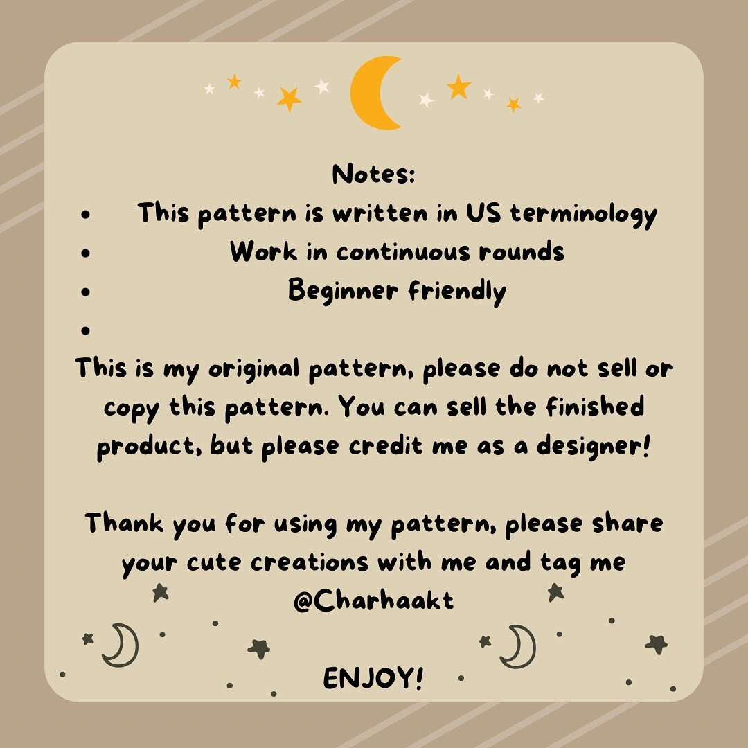 Free Crochet Pattern: Adorable Cuddle Moon