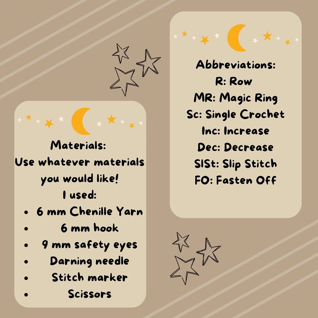 Free Crochet Pattern: Adorable Cuddle Moon