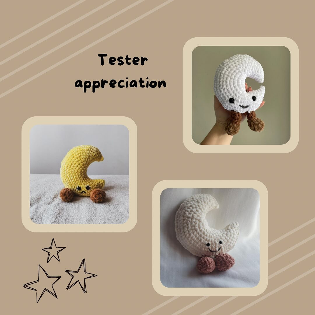 Free Crochet Pattern: Adorable Cuddle Moon