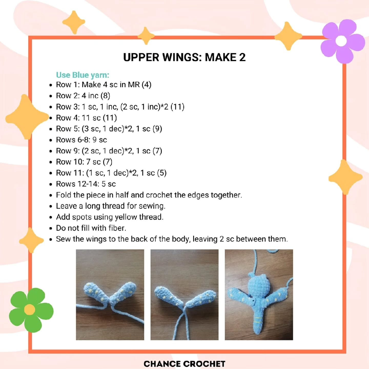 Free Crochet Pattern: Adorable Dragonfly Amigurumi