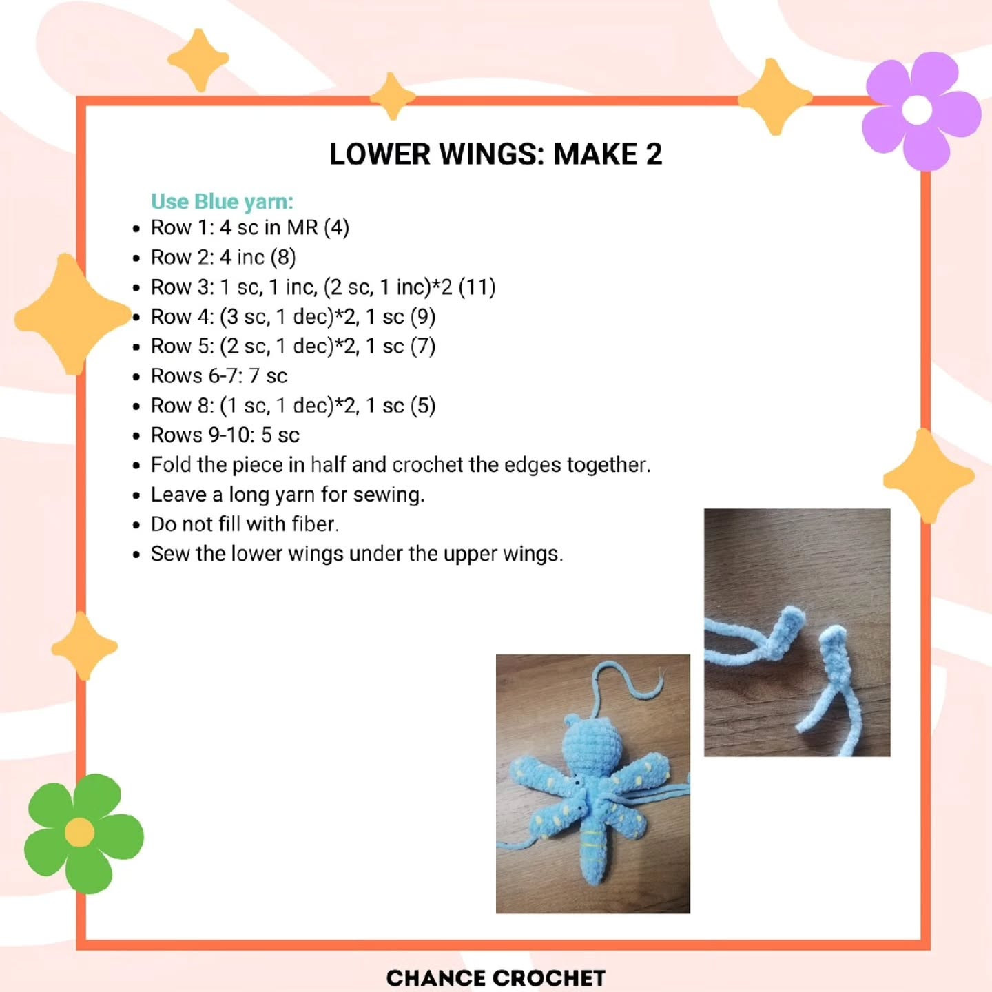 Free Crochet Pattern: Adorable Dragonfly Amigurumi