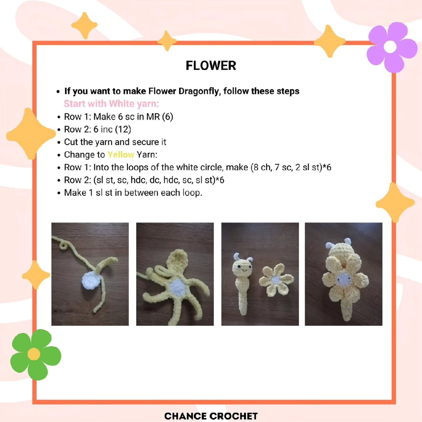 Free Crochet Pattern: Adorable Dragonfly Amigurumi