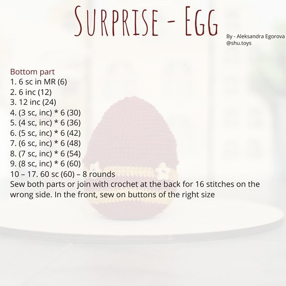 Free Crochet Pattern: Adorable Easter Egg Amigurumi