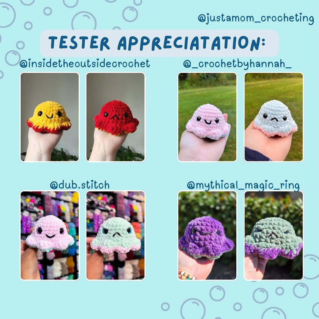 Free Crochet Pattern: Adorable Emotional Support Octopus
