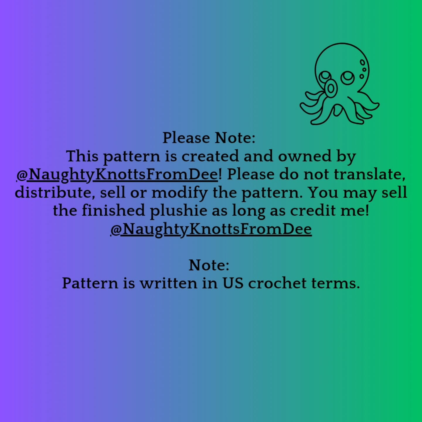 Free Crochet Pattern: Adorable Fidget Octopus