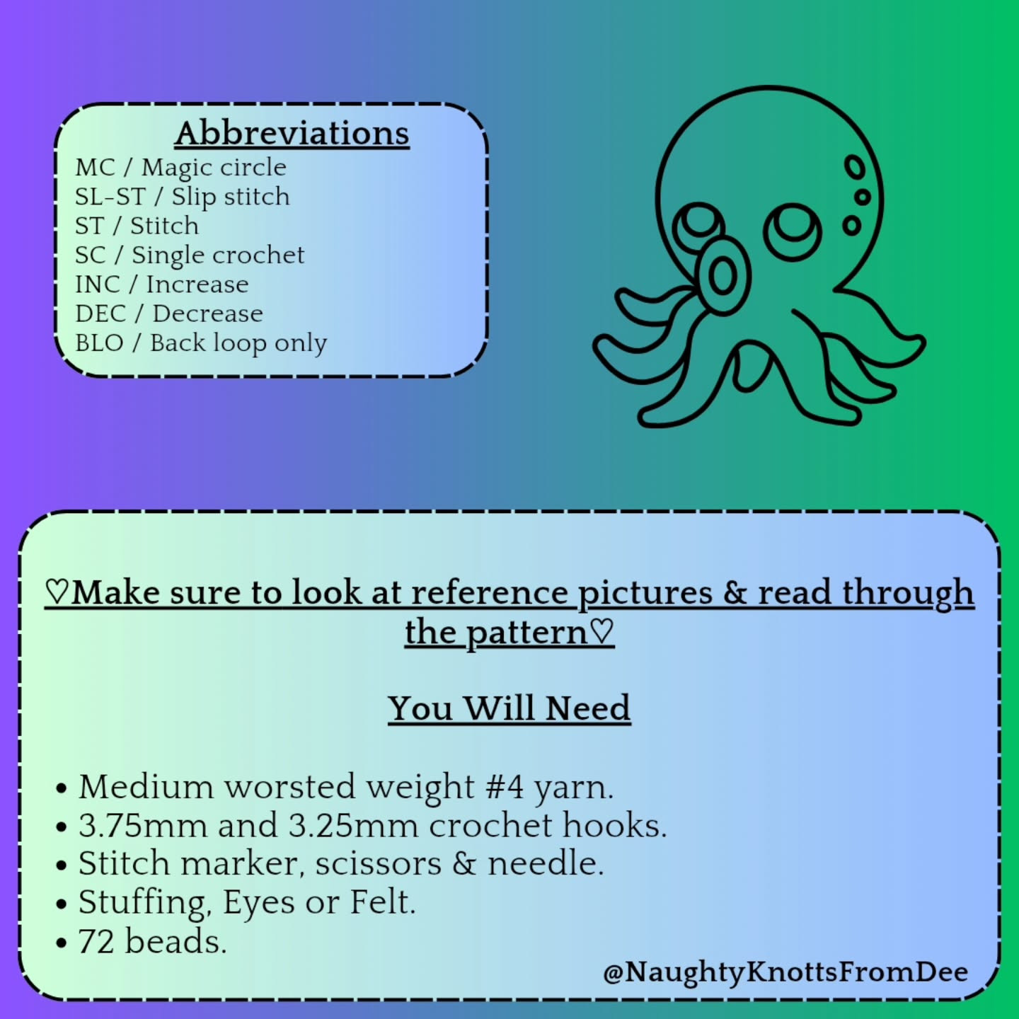 Free Crochet Pattern: Adorable Fidget Octopus