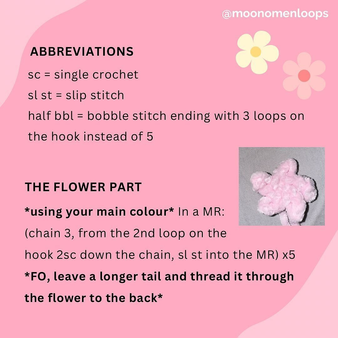 Free Crochet Pattern: Adorable Flower Bear