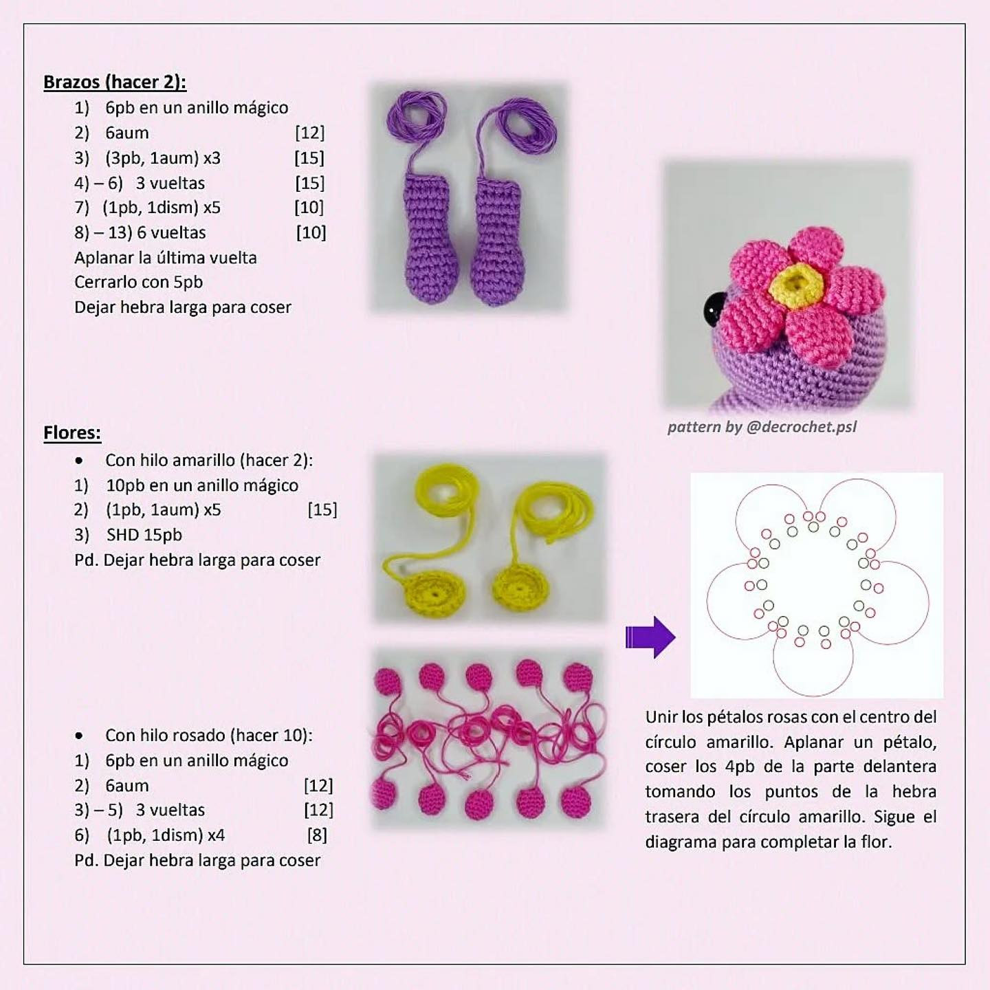 Free Crochet Pattern: Adorable Flower Creature Amigurumi