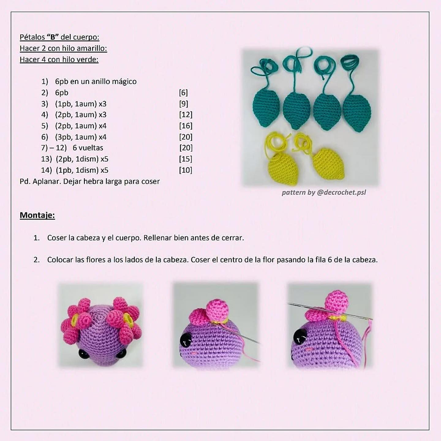 Free Crochet Pattern: Adorable Flower Creature Amigurumi