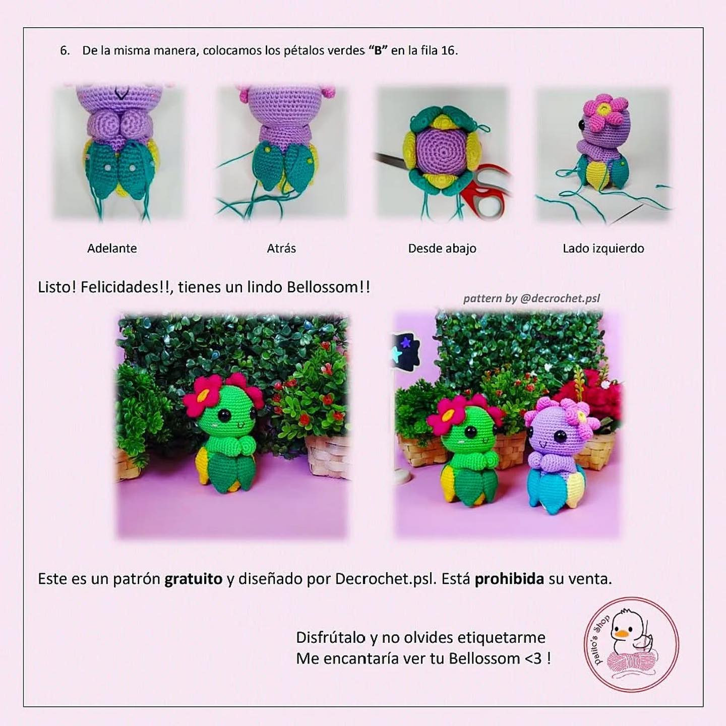 Free Crochet Pattern: Adorable Flower Creature Amigurumi