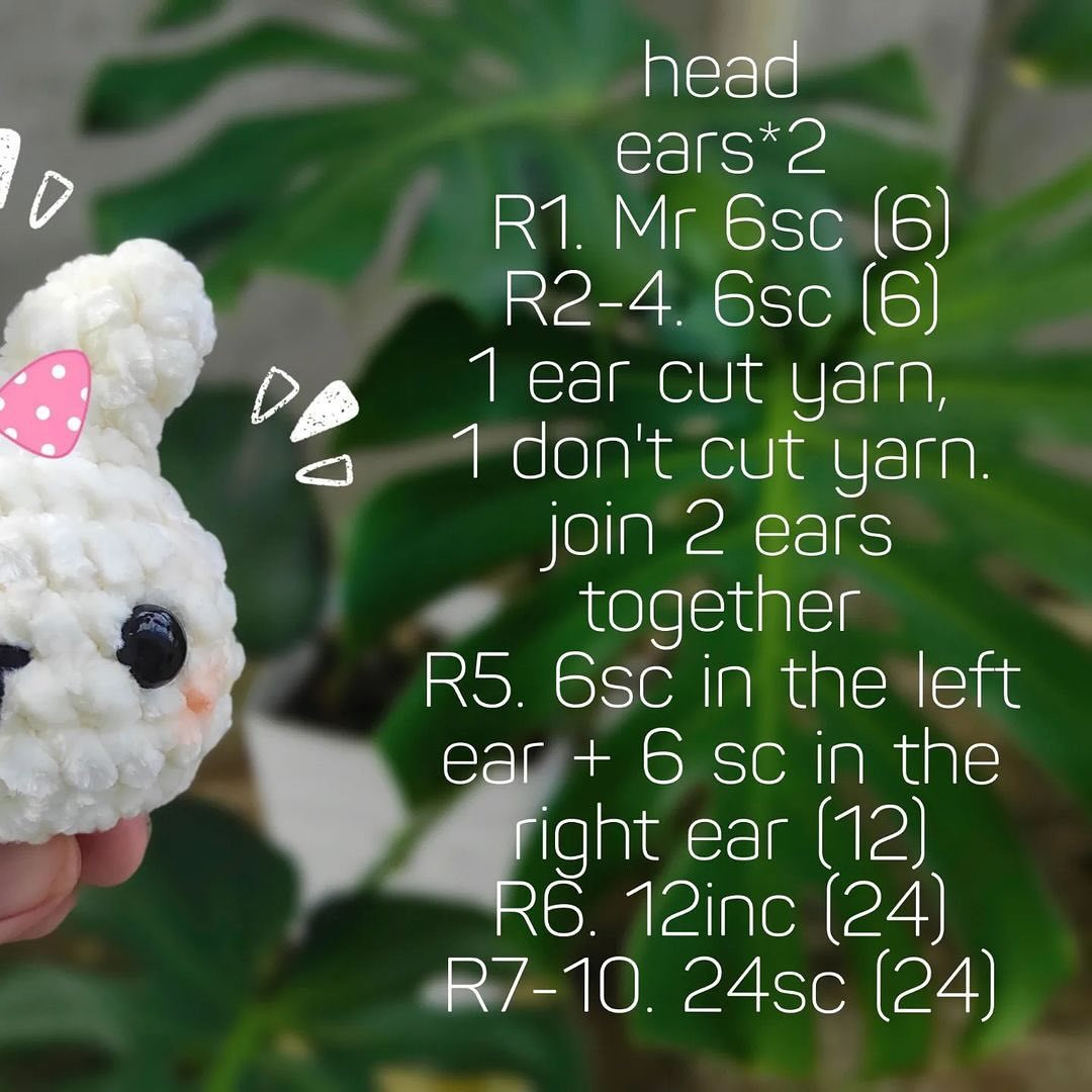 Free Crochet Pattern: Adorable Fluffy Bunny