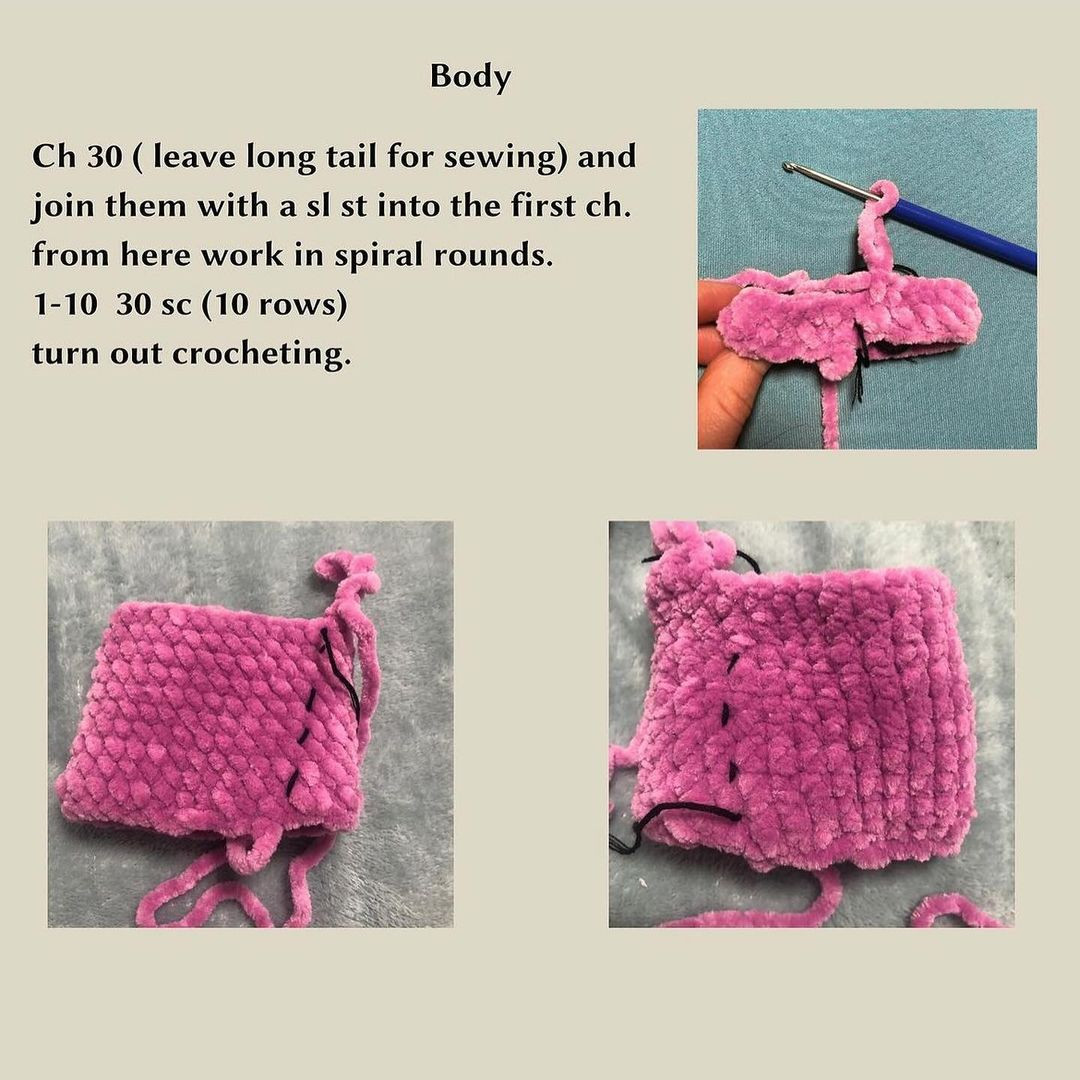 Free Crochet Pattern: Adorable Fluffy Bunny pattern