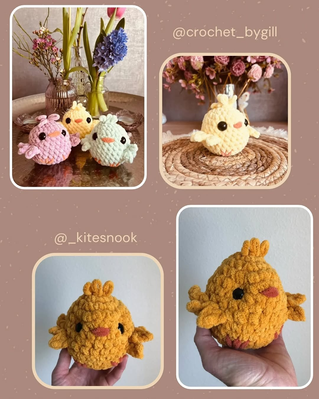 Free Crochet Pattern: Adorable Fluffy Chicks