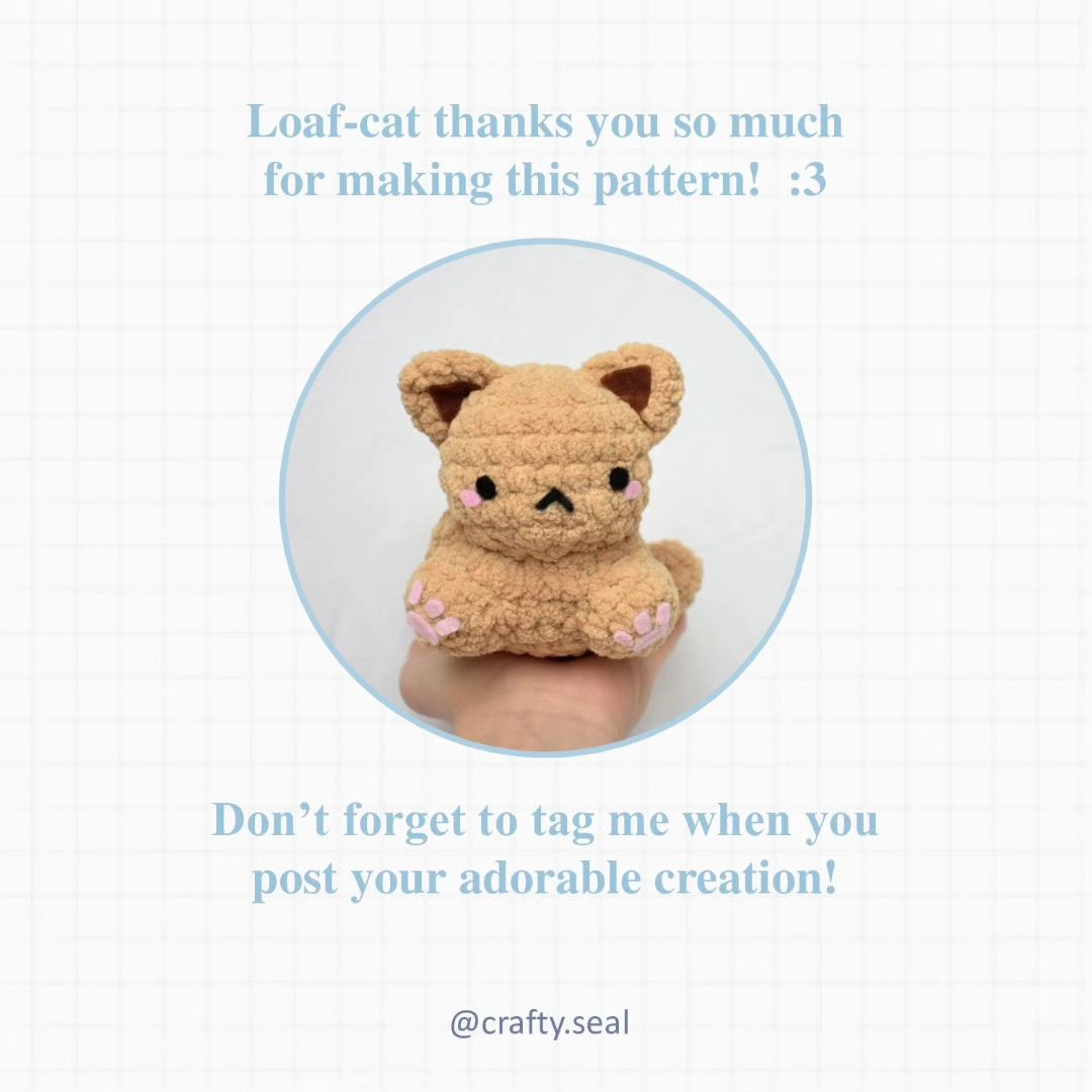 Free Crochet Pattern: Adorable Fluffy Kitty Amigurumi