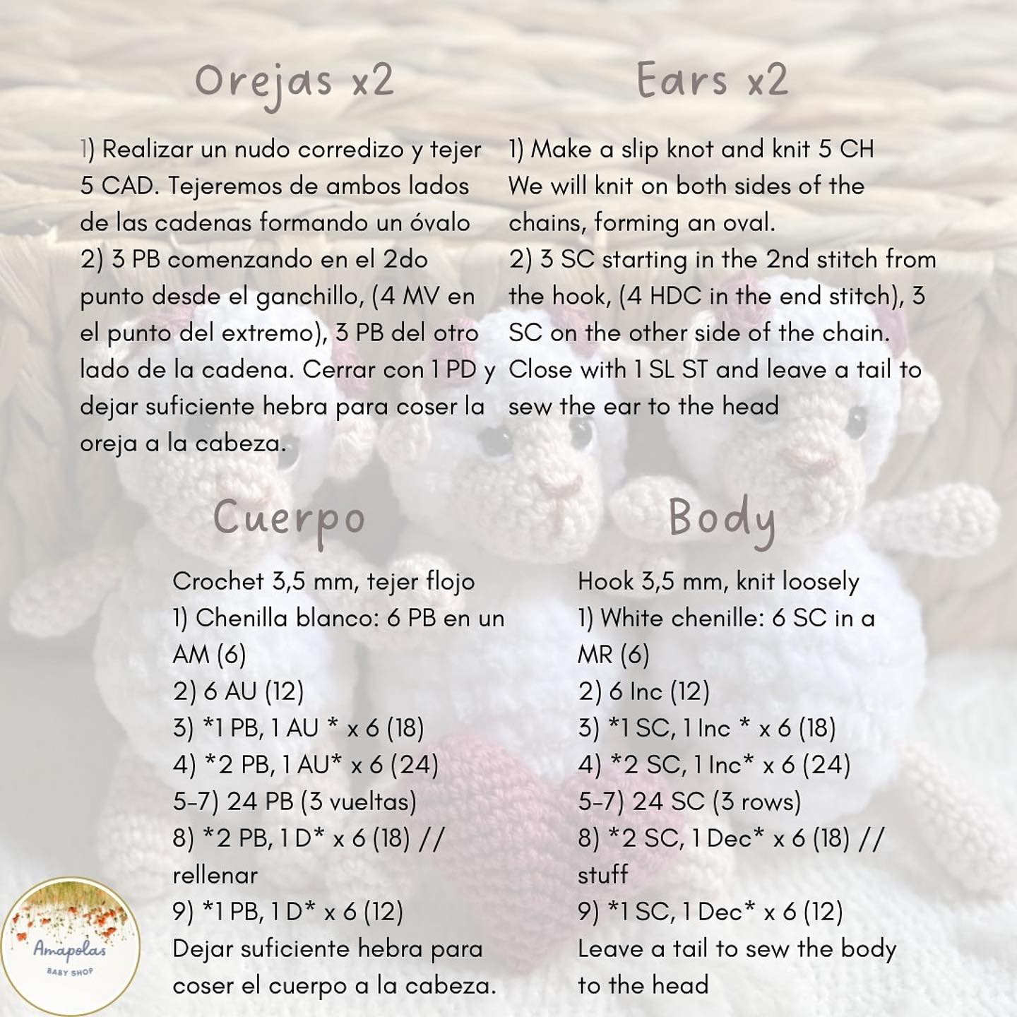 Free Crochet Pattern: Adorable Fluffy Lambs
