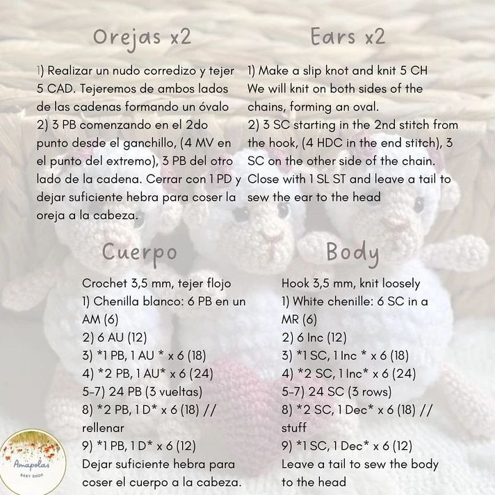 Free Crochet Pattern: Adorable Fluffy Lambs