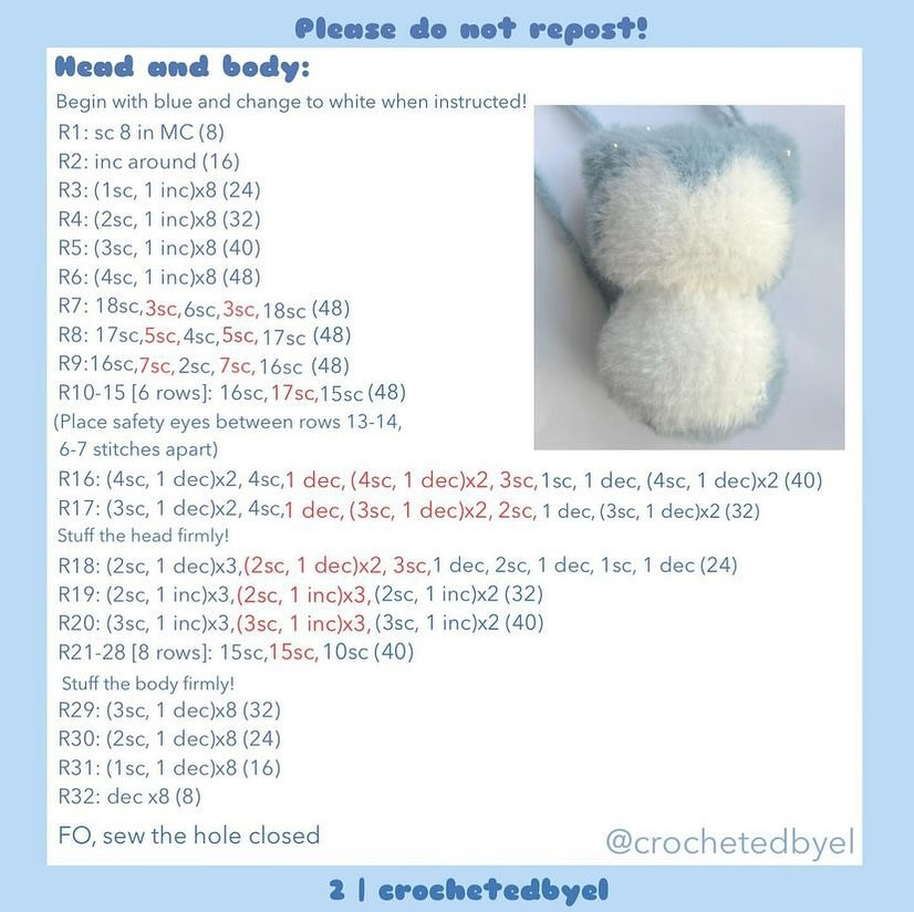 Free Crochet Pattern: Adorable Fluffy Penguin Amigurumi