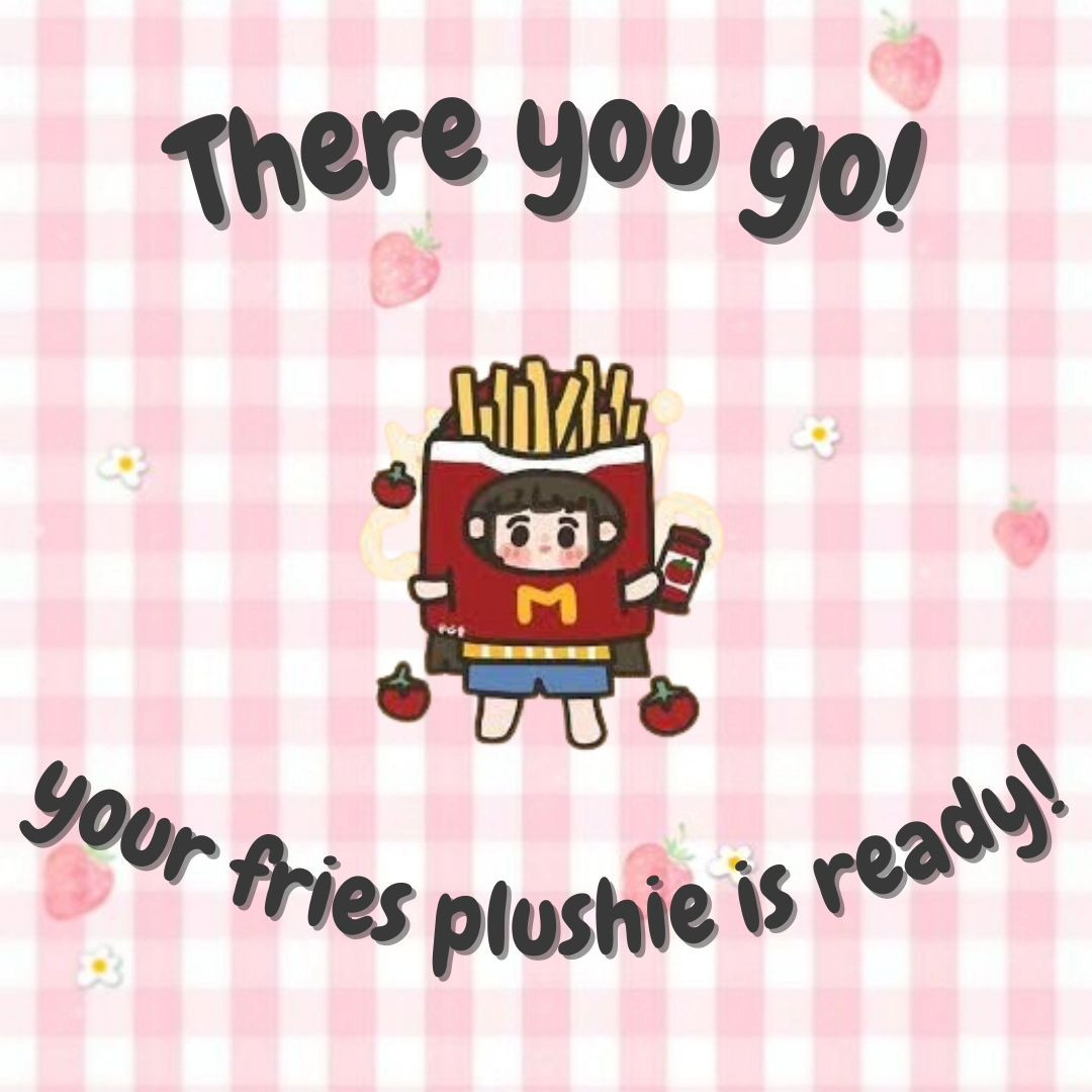 Free Crochet Pattern: Adorable Fries Pillow Plushie