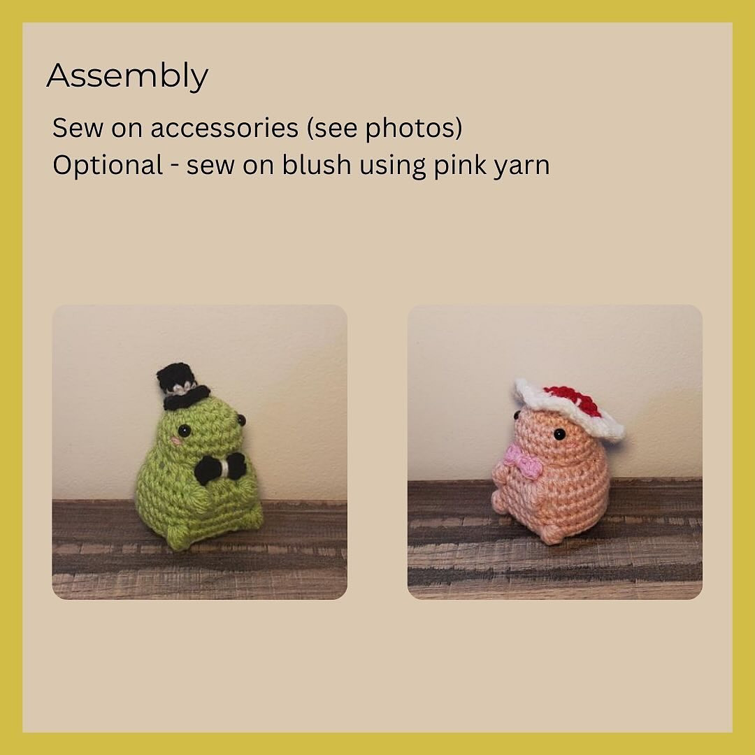 Free Crochet Pattern: Adorable Frog & Mushroom Amigurumi