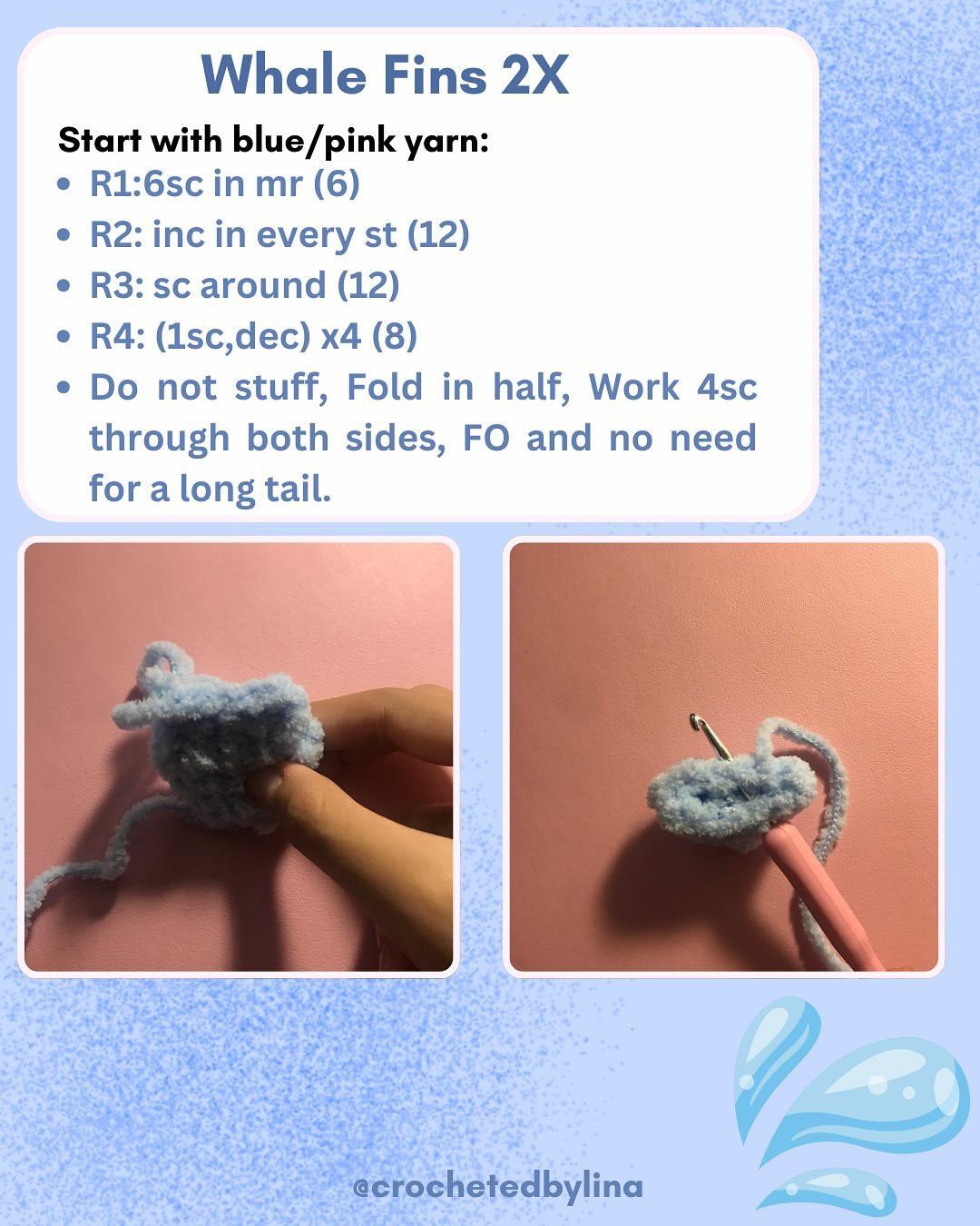 Free Crochet Pattern: Adorable Fruit Whales!