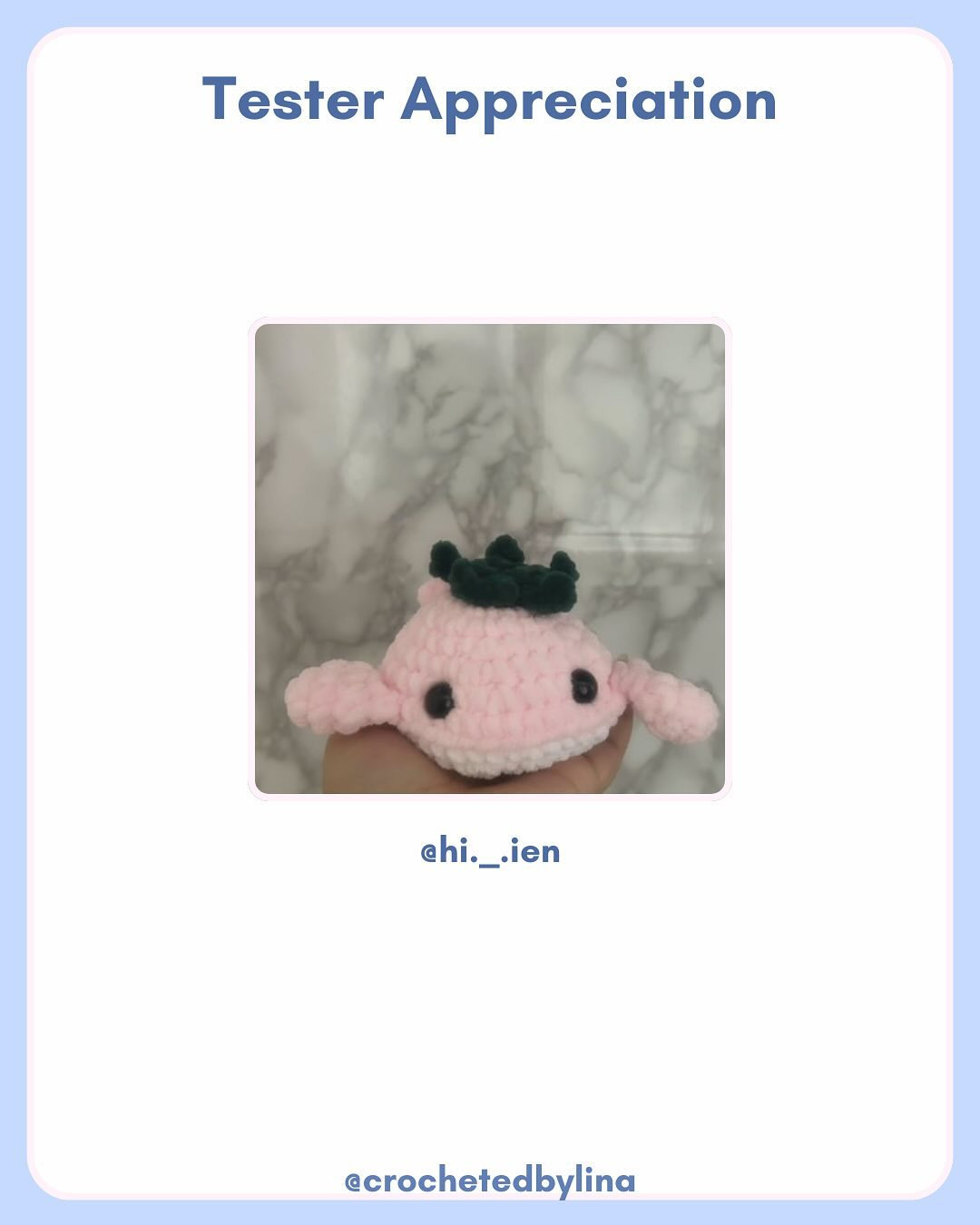 Free Crochet Pattern: Adorable Fruit Whales!